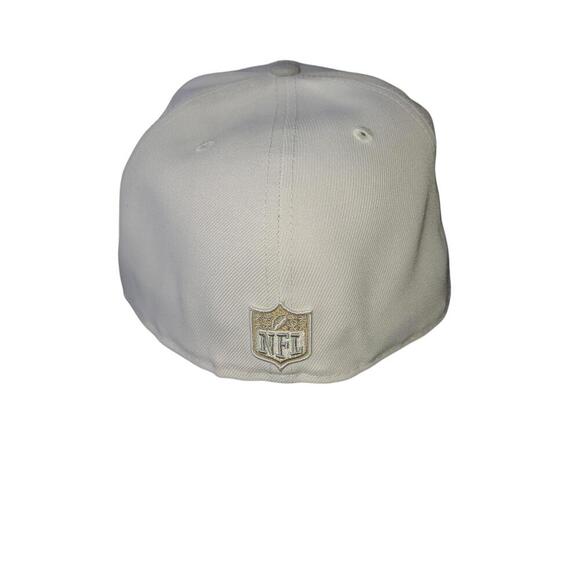 Tampa Bay Buccaneers New Era 59FIFTY Cap - Cream & Gold - Size 7 5/8 - Picture 4 of 9